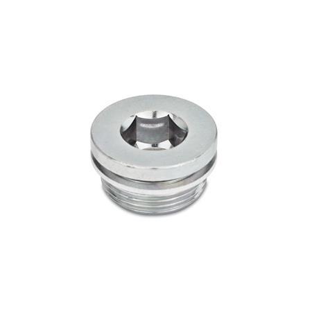 DIN908-ST-M8X1-AA  THREADED PLUG STEEL