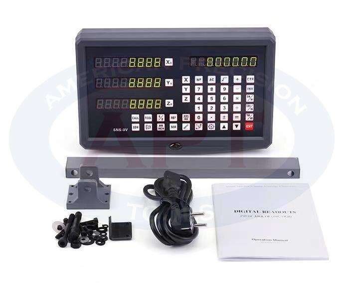 DRO Lector Digital, Número de Ejes: 3, Ejes: X, Y, Z, Tipo de Pantalla: LED, Incrementos de Medición: , Carcasa: Plástico, Fuente de Alimentación: Eléctrico, Altura de Pantalla: , Longitud de Pantalla: , Ancho de Pantalla: , Modelo: GEN06, Soporte de Montaje Incluido: Soporte de Montaje Incluido, Marca: MEAS Precision, Adicional: Digital Readout.