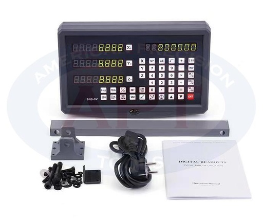 [DROLCD-0XY08] DRO System, Number of Axes: 2, Axes: X, Y, Display Type: LCD, Measuring Increments: , Case: Plastic, Power Source: Electric, Display Height: , Display Length: , Display Width: , Model: GEN08, Mounting Hardware Included: Mounting Hardware Included, Brand: MEAS Precision, Additional: Digital Readout.